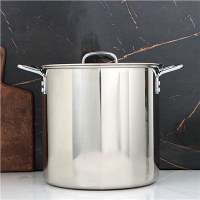 Кастрюля Катунь «Общепит», 17 л, d=30 см, нержавеющая сталь