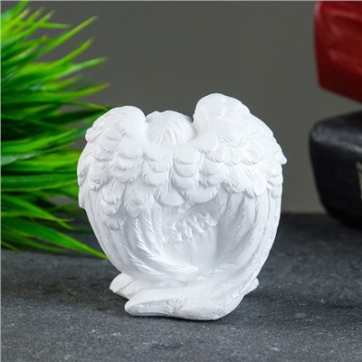 Фигурка гипс «Ангелочек с младенцем», 4×6.5×7 см