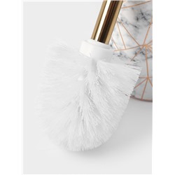 Ёршик для унитаза с подставкой «Лили», 9.5×9.5×37 см, белый