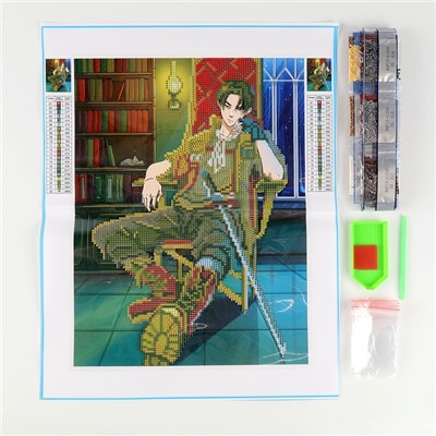 Алмазная мозаика с частичным заполнением на холсте «Незнакомец», 30×40 см