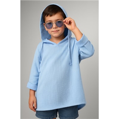 Детская хлопковая пляжная туника из муслина Happyfox