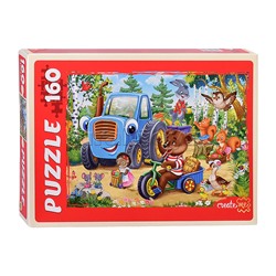 Пазлы 160 "Веселый трактор"