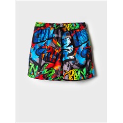 Шорты текстильные плавательные для мальчиков, средней длины