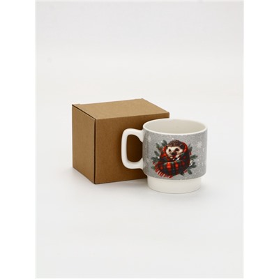 Кружка новогодняя керамическая «Зима подарит тепло», 350 мл