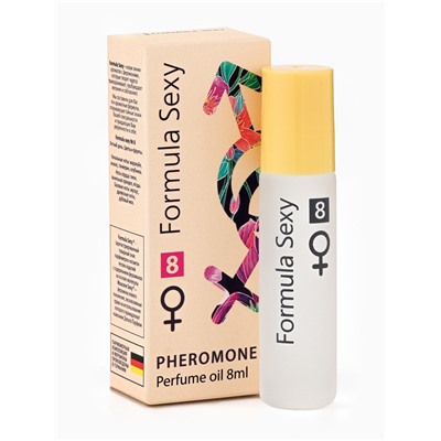 Парфюмерное масло женское с феромонами Formula Sexy №8, 8 мл (по мотивам Bombshell (Victoria's secret)