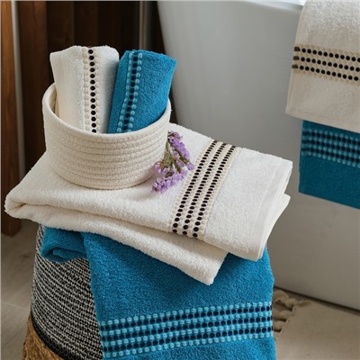 Полотенце махровое Love Life «Адажио» 30×50 см, белый, 100% хл, 450 г/м²