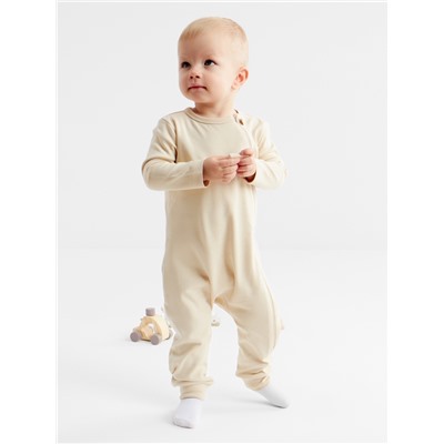 Комбинезон детский MINAKU Nature, рост 74-80 см, бежевый