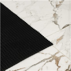 Покрытие ковровое щетинистое «Травка», 60×90 см, чёрное