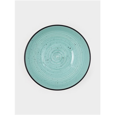 Набор тарелок глубоких Доляна Nature, 4 шт., d=19 см, керамика, голубые