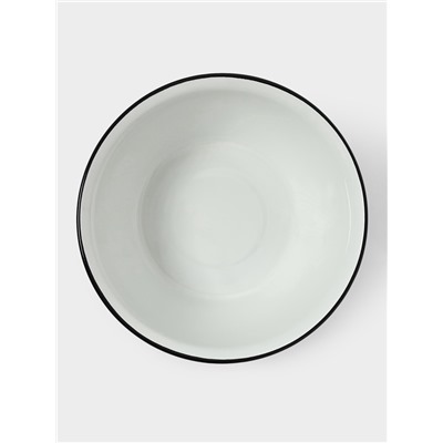 Миска эмалированная, 4 л, белая