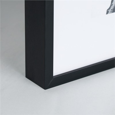 Фоторамка 30х40 алюминиевая / 205 чёрный /