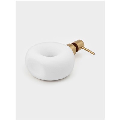 Дозатор для жидкого мыла Modern Gold, белый