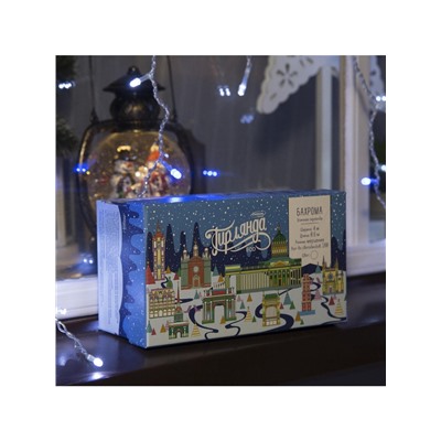 Гирлянда «Бахрома» 4×0.6 м, IP44, прозрачная нить, 180 LED, свечение белое, мерцание белым, 220 В