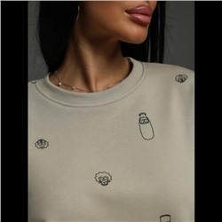 Свитшот женский Зара (Бежевый)