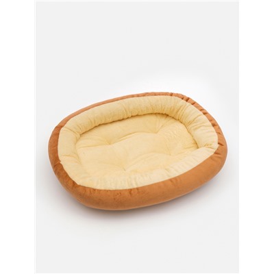 Лежанка для животных, 50×45 см, коричневая