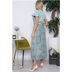 Юбка бохо (зеленая) Ю10630