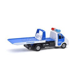 Набор из 2-х машин металл. Газель Эвакуатор 12,5см+ УАЗ Патриот 7,5см