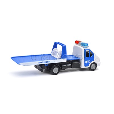 Набор из 2-х машин металл. Газель Эвакуатор 12,5см+ УАЗ Патриот 7,5см