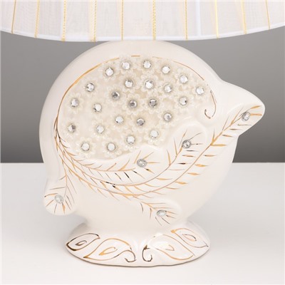 Настольная лампа «Новелла» Е14 40 Вт белый 28×40 см RISALUX