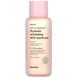 Hanskin, Real Complexion Hyaluron Exfoliating AHA Treatment, 5.07 fl oz (150 ml)