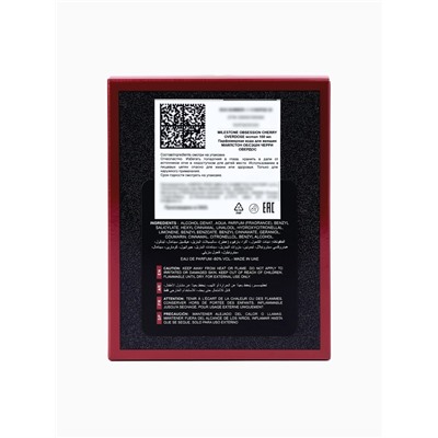 Парфюмерная вода женская Milestone OBSESSION CHERRY OVERDOSE, 100 мл