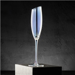 Бокал для шампанского Magistro «Иллюзия», 180 мл, 5.5×27.5 см, стекло, перламутровый