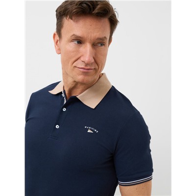 Джемпер трикотажный с воротником поло для мужчин