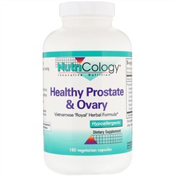 Nutricology, Здоровье простаты и яичников, 180 вегетарианских капсул