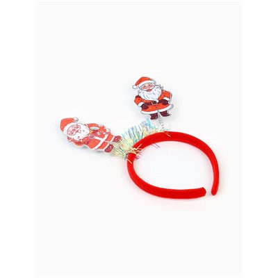 Ободок карнавальный новогодний «Дедушка Мороз»