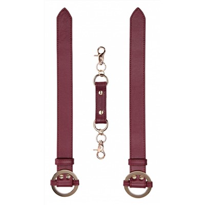 Бордовые наручники Halo Wrist   Ankle Cuffs