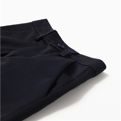 Брюки для мальчиков, цвет тёмно-синий, размер 21 (рост 116-122)