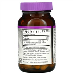 Bluebonnet Nutrition, Буферизованный хелатный магний, 60 растительных капсул