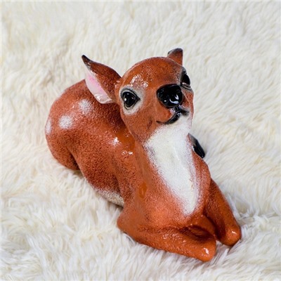 Садовая фигура из гипса «Оленёнок», 24×13×20 см