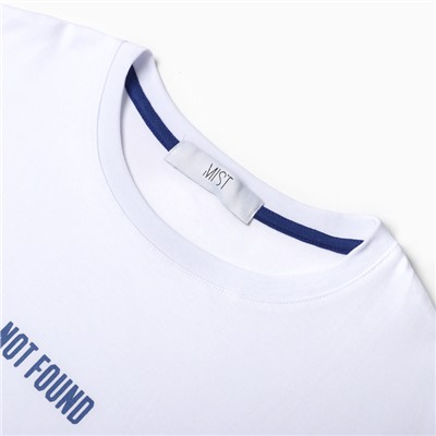 Футболка мужская MIST Not found, размер 56, белый