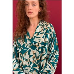 Брюки  СЕТ113Б/01/Белый, зеленый