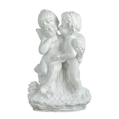 Фигура гипс «Пара ангелочков», 35.5×24 см