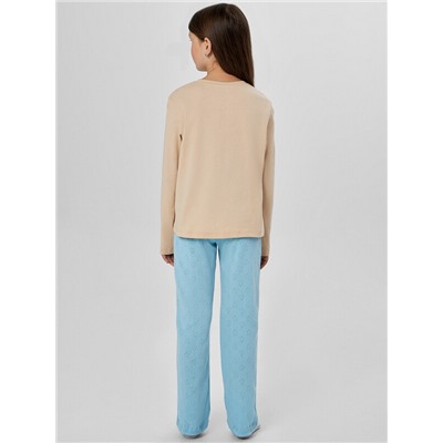 КОМПЛЕКТ ДЛЯ ДЕВОЧЕК (ЛОНГСЛИВ, БРЮКИ) 567756