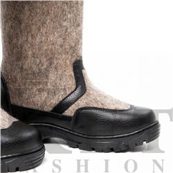 Сапоги мужские войлочные Мансур, на липучках, литая подошва