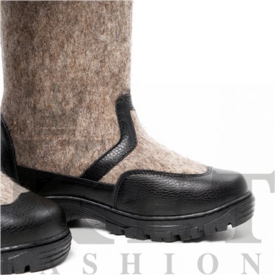 Сапоги мужские войлочные Мансур, на липучках, литая подошва