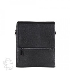 Сумка мужская кожаная 004-3QH black Heanbag