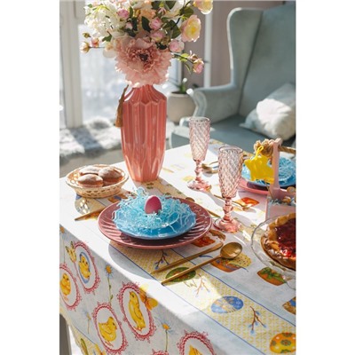 Скатерть «Доляна. Пасха», 145×144 см, 100% хлопок, рогожка, 164 г/м²