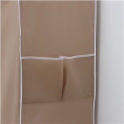 Шкаф тканевый каркасный, складной LaDо́m, 103×45×165 см, бежевый