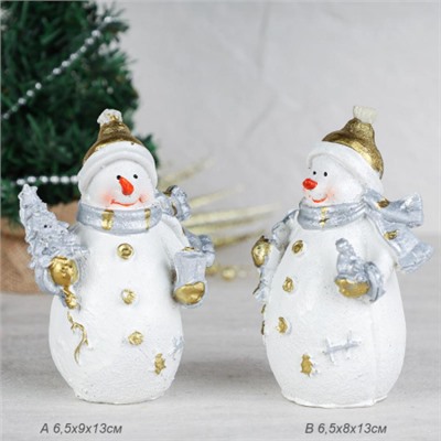 Фигурка Снеговичок 13 см / CHR204 /уп 192/Новый год