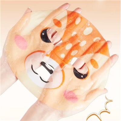 Маска для лица с аминокислотами и ниацинамидом ОЛЕНЕНОК Sadoer Animal