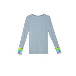 Джемперы CONTE LDK 046 Ультрамодный джемпер с контрастными манжетами