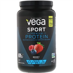 Vega, Sport, белковая смесь премиум-качества, со вкусом ягод, 801 г (28,3 унции)