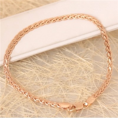 Браслет позолота Н01-1074  длина 21 см.