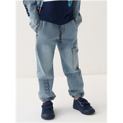 Брюки текстильные джинсовые для мальчиков