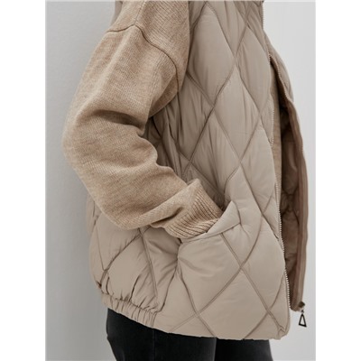 Жилет женский демисезонный на молнии Collorista, молочный, размер 42