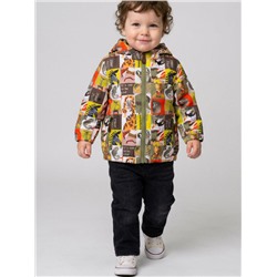 Куртка детская текстильная с полиуретановым покрытием для мальчиков (ветровка)